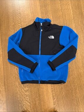 The North Face Blue and Black Kids Fleece Jacket